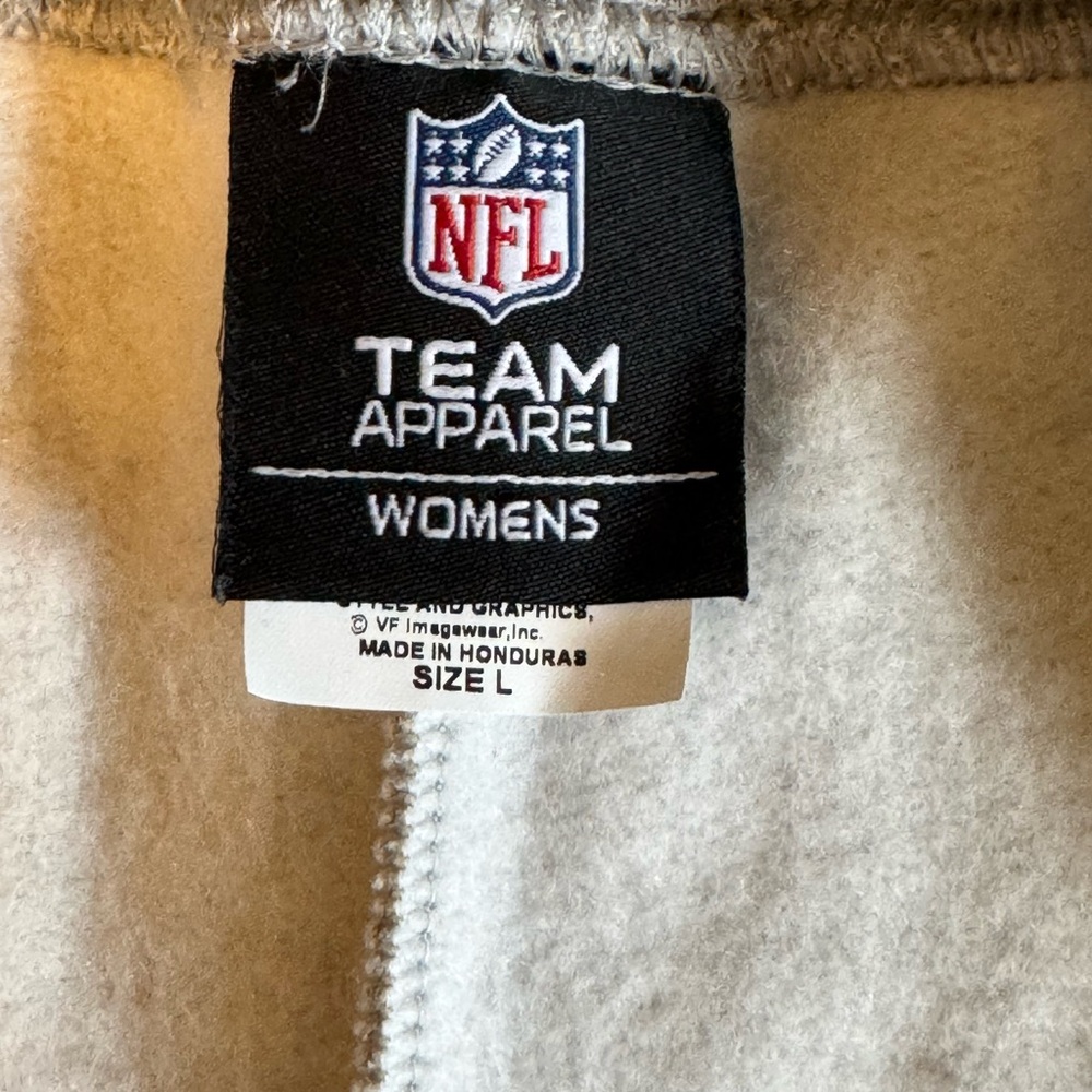 NFL Denver Broncos Women’s Gray Wide Leg Sweatpants sz Large NWT - Picture 5 of 6